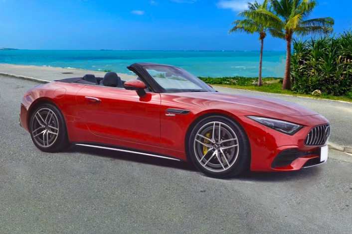 ☆OKIREN特別価格！！！☆那覇・豊見城市内無料送迎付き☆ベンツSL43AMGコンバーチブル