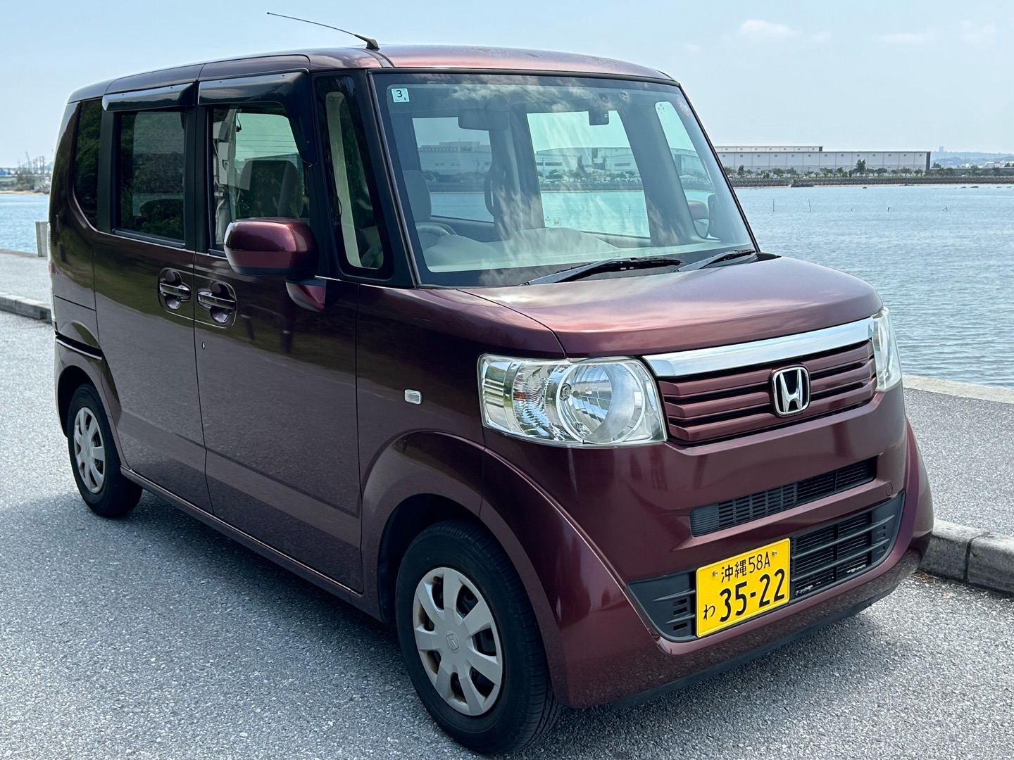 【沖縄那覇レンタカー　禁煙N-BOX格安プラン】スライド 軽自動車！空港送迎OP付き♪免責コミコミ♪