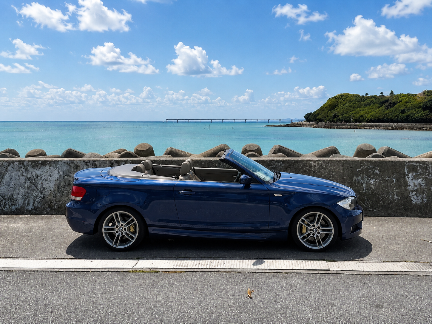 小さすぎず大きすぎない。4人で楽しむBMWオープンカー🌴｜保険も全部込み