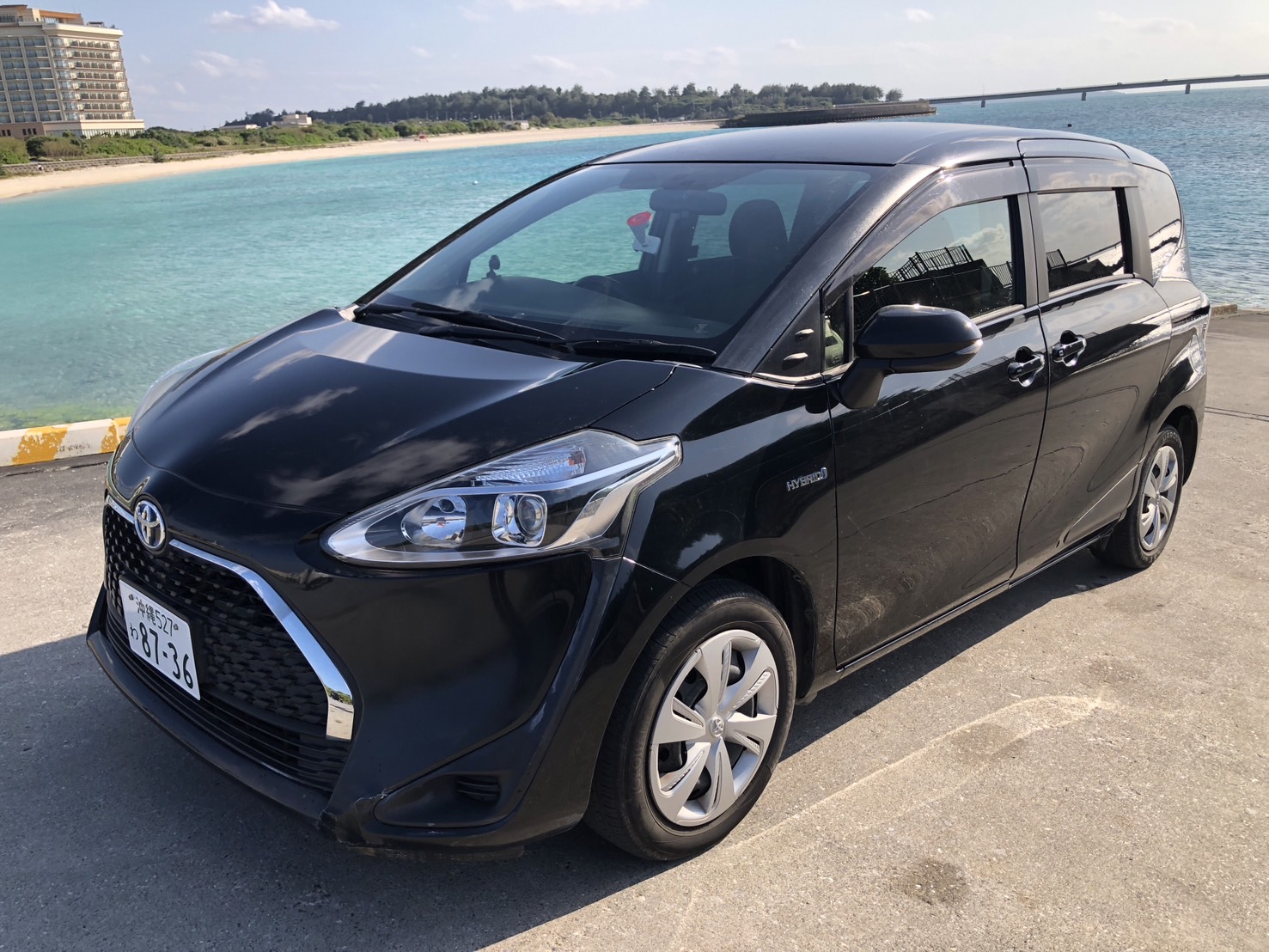 シエンタハイブリット　宮古空港・下地空港・送迎無料、平良港クルーズ対応可能！その他送迎相談可