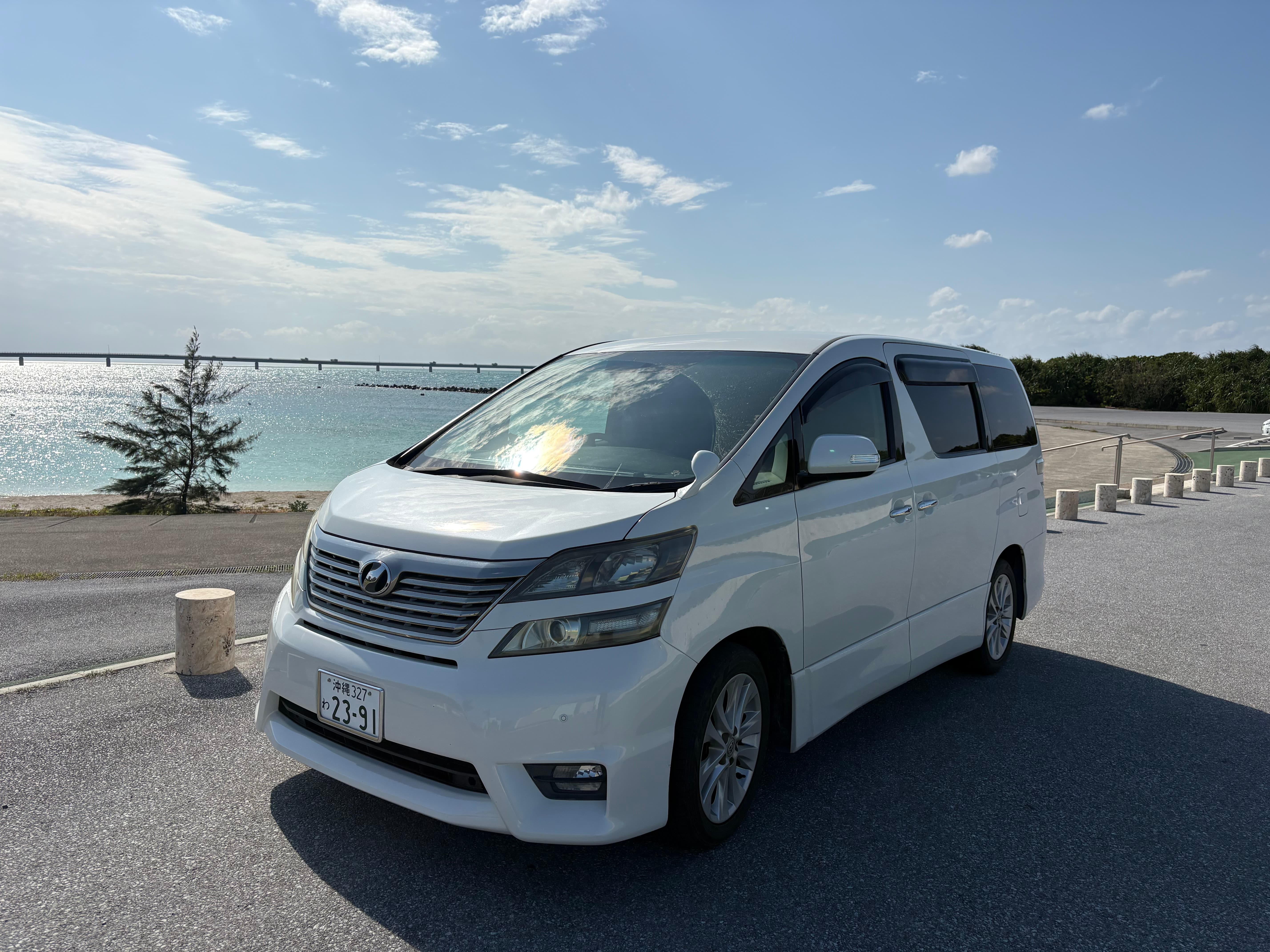 VELLFIRE 宮古空港・下地空港・送迎無料、平良港クルーズ対応可能！その他送迎相談可