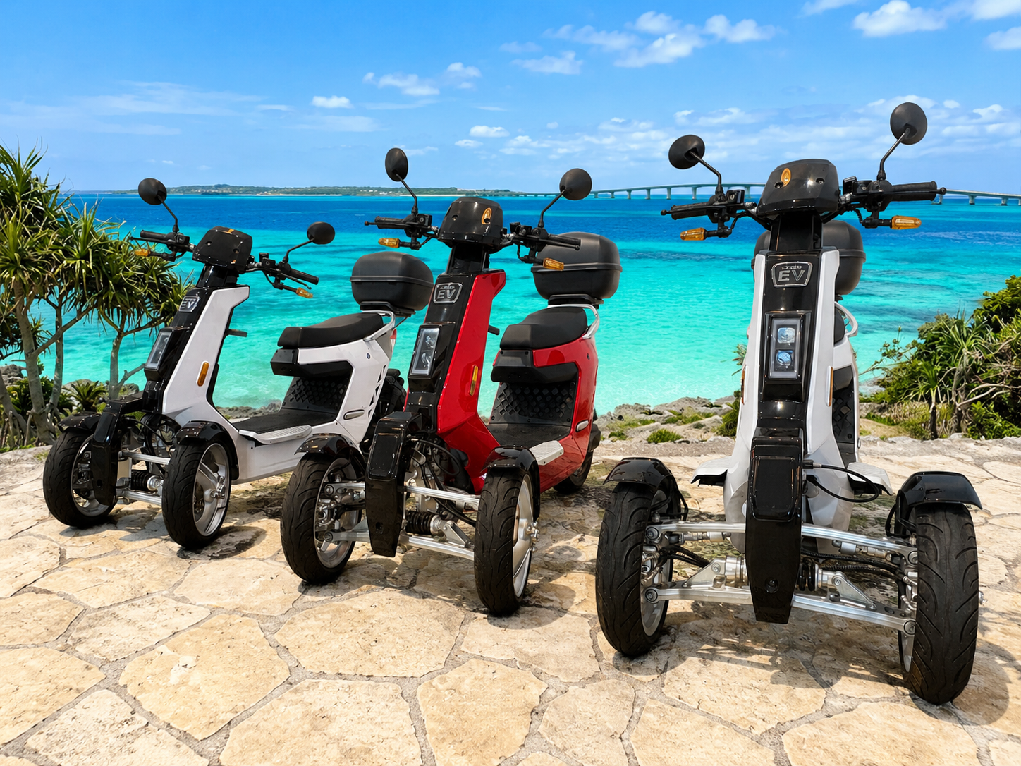 EV三輪バイク導入キャンペーン！無料送迎つき！免責・NOC補償込み！