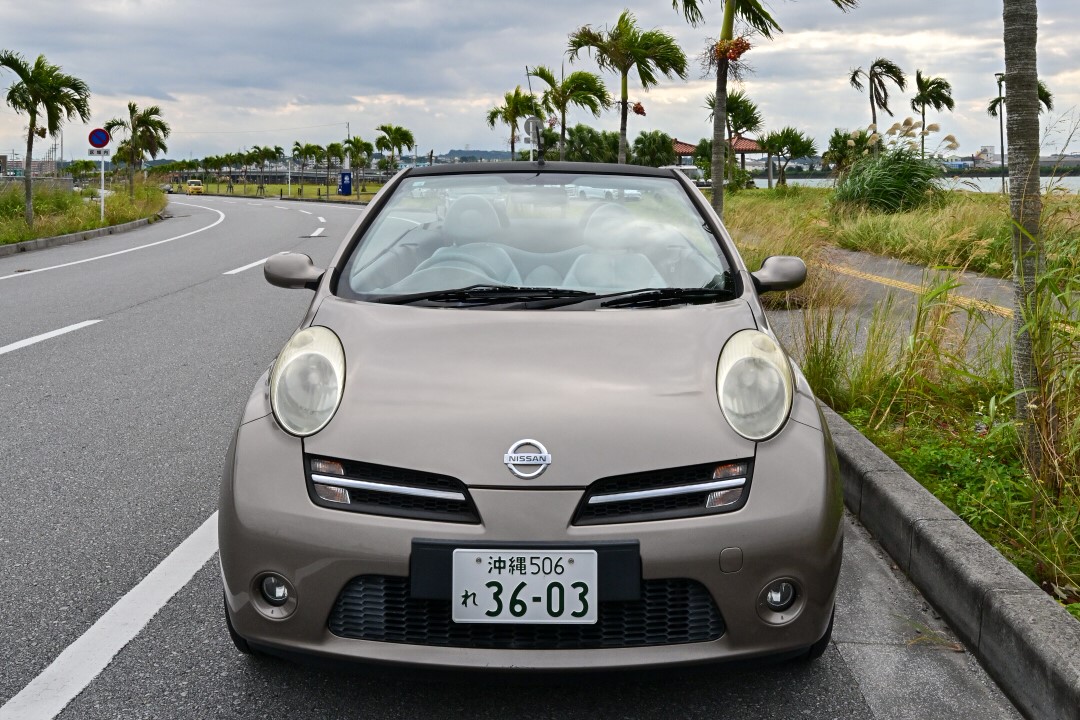★沖縄の風を気軽に楽しもう★可愛く走れるコンパクトオープンカー♪