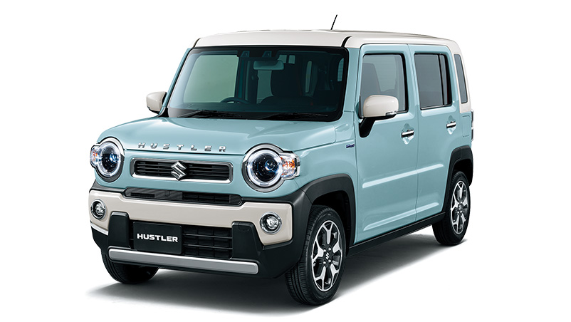 新車で安心低価格!!　大人気のスズキ　ハスラーハイブリッド!!　多言語ナビ搭載 　空港無料送迎付