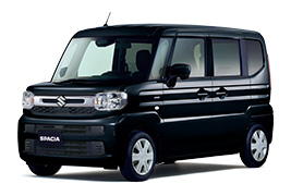 新車で安心低価格!!　人気のスズキ　スペーシアハイブリッド!!　多言語ナビ搭載　空港無料送迎付