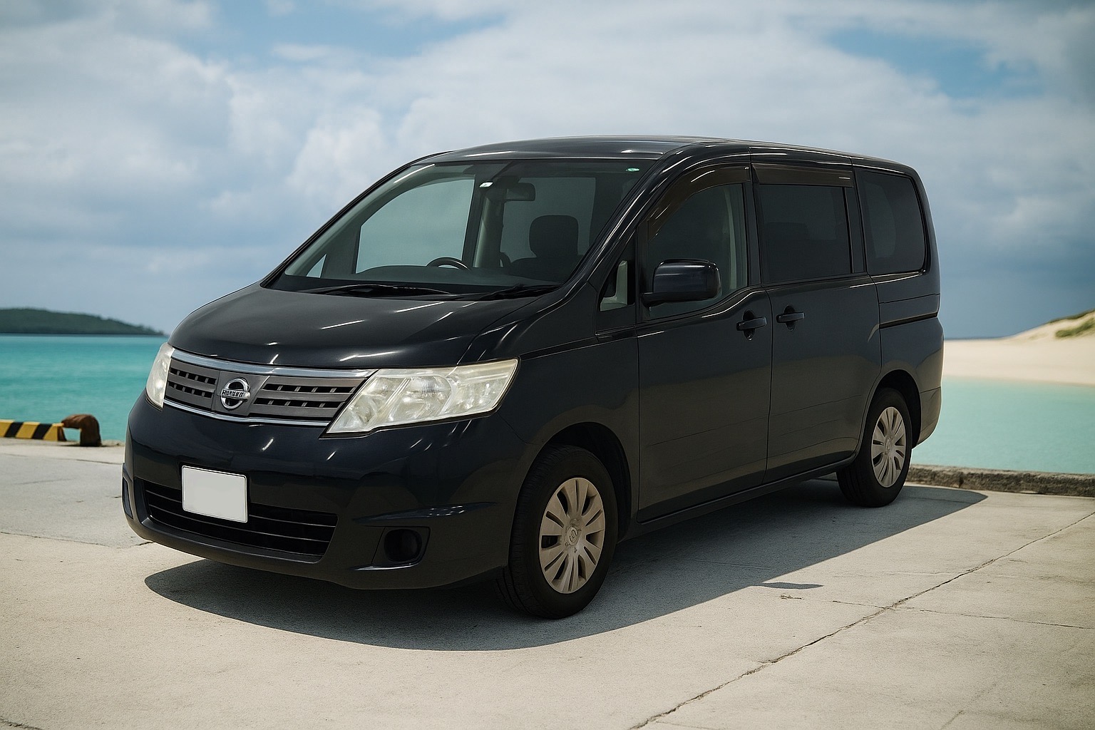 [日産 セレナ (ブラック) ]空港,ホテル,荷物無料送迎あり✈