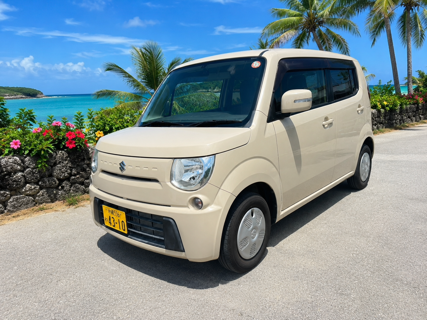 送迎無料！免責補償込み！４人乗りの軽自動車