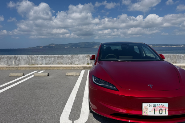 ⭐️空港から最短5分⭐️最新テスラ モデル3 in 沖縄レンタルプラン【基本補償／充電代コミコミ】