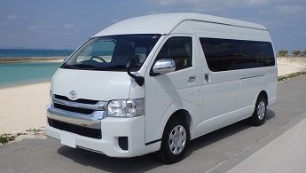 ハイエース　ホワイト①■沖縄本島那覇支店　那覇空港・モノレール小禄駅