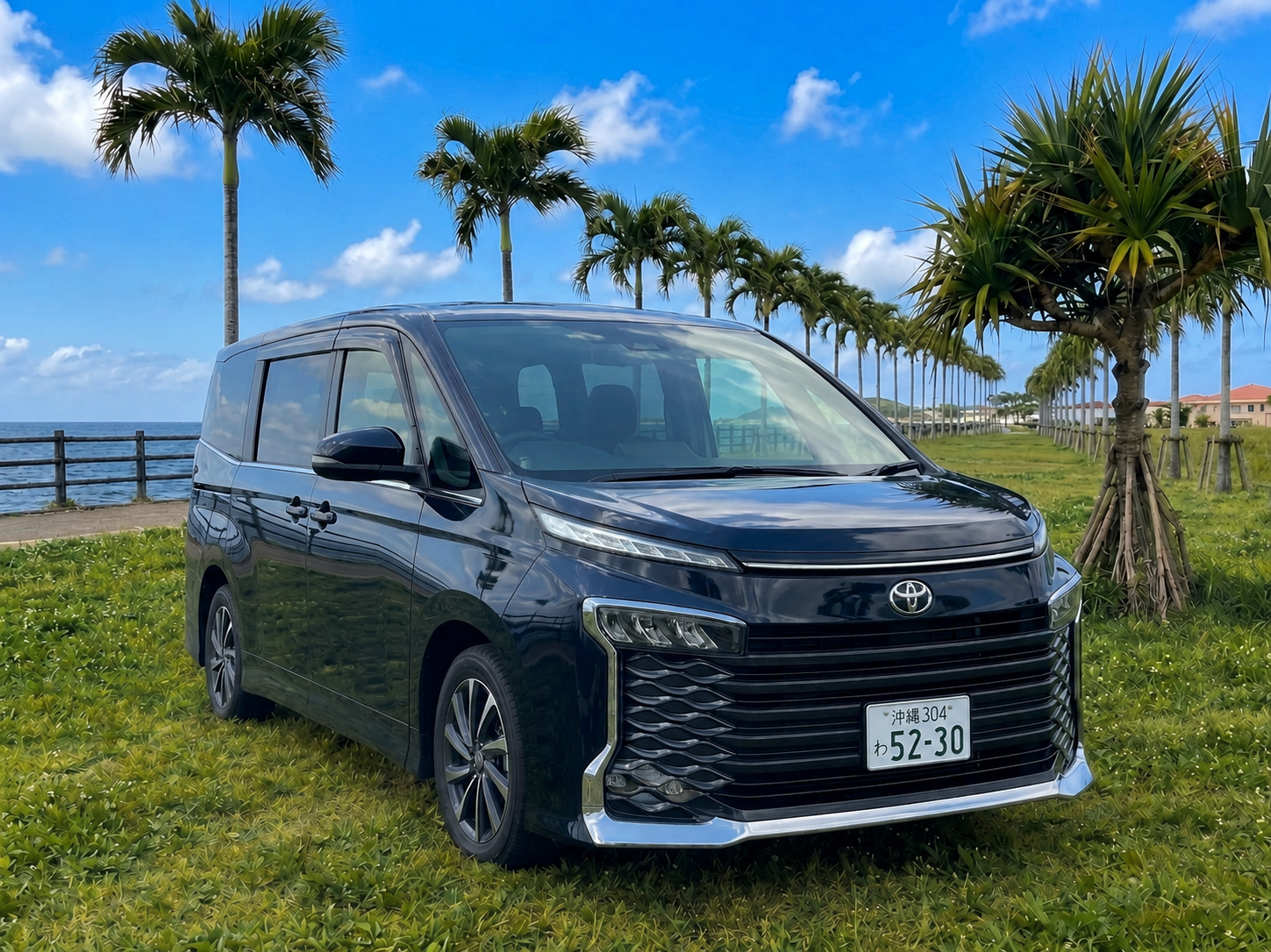 TOYOTA VOXY　那覇空港・国際通り・近隣のホテルから無料タクシー送迎　帰りの送迎も付いてます