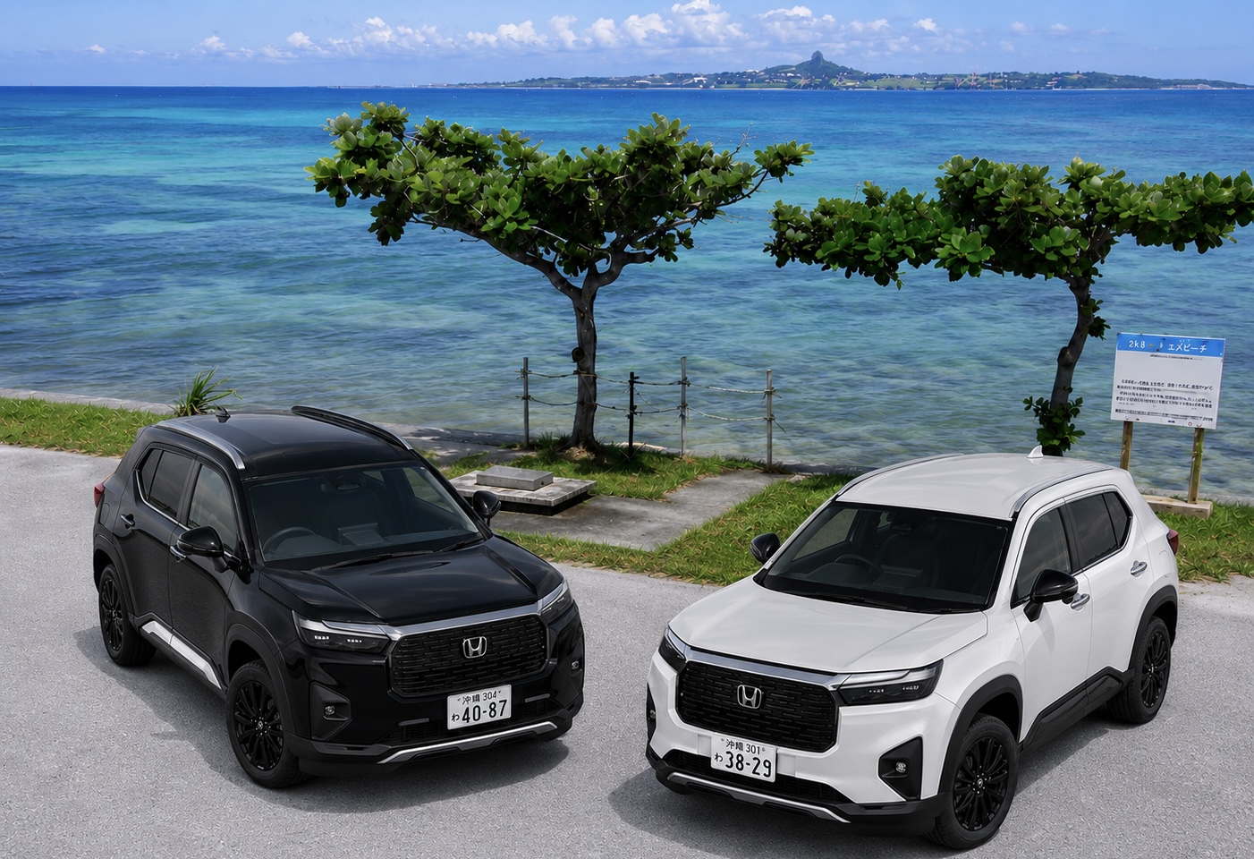 HONDA WR-V　那覇空港・国際通り・近隣のホテルから無料タクシー送迎　帰りの送迎も付いてます！