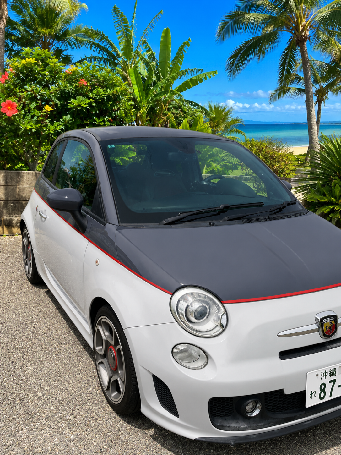 高級車のオープンカー🚗33 フィアット/アバルト500
