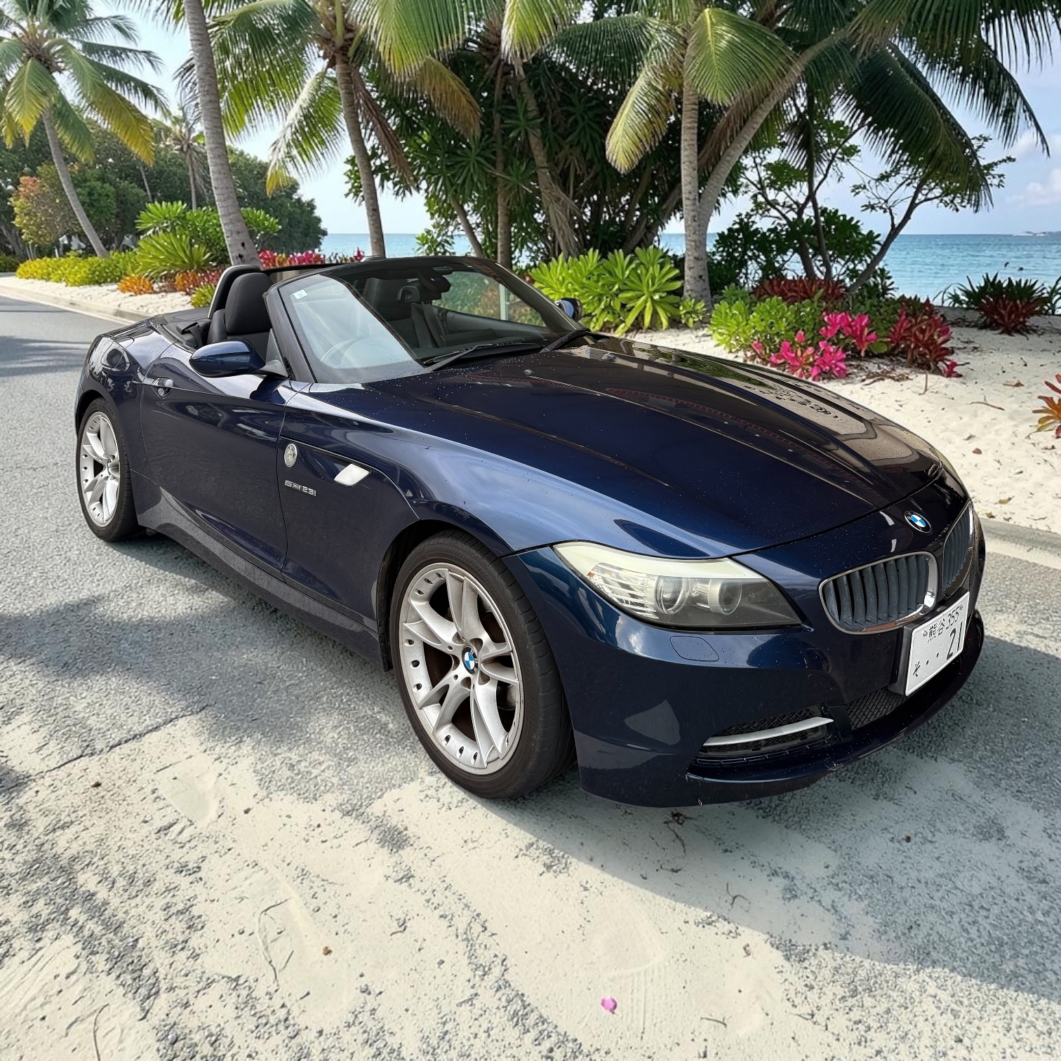 🛻オープンカーBMW Z4 89【石垣港離島ターミナル】石垣空港 クルーズ岸壁 ホテル⇆持込返却対応