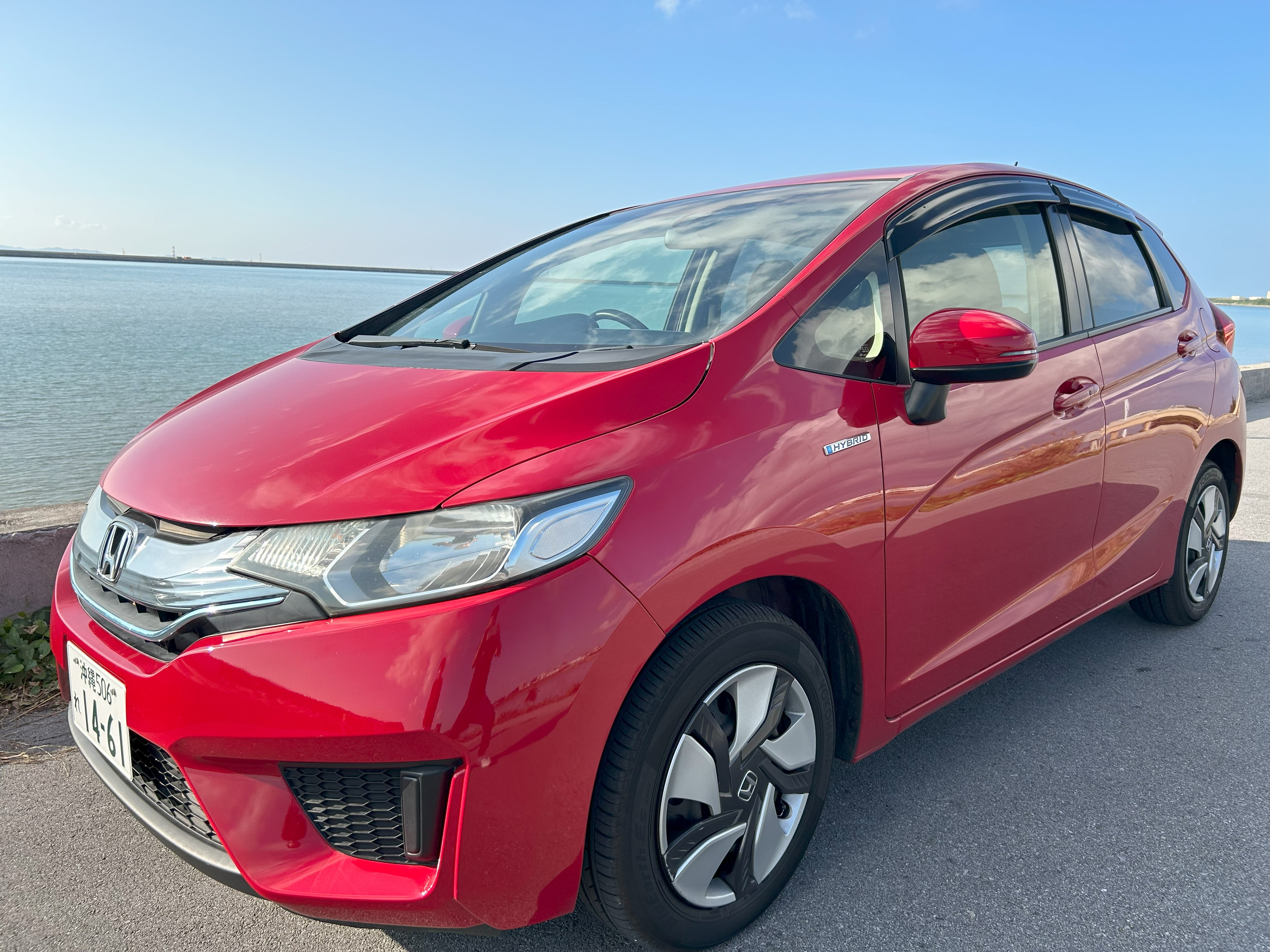 ★【送迎無料】 営業所⇔那覇空港間【5分】　★ハイブリッド車　フィット