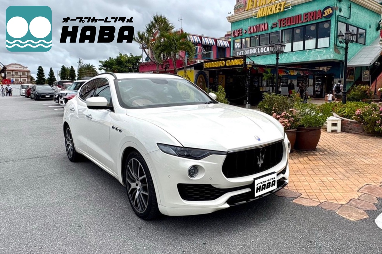 期間限定特価+24h以降更に割安※最大半額※イタリア高級マセラティSUV【個別送迎・タクシー返金付】